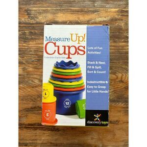 Discovery Toys Stacking Cups Measure up Replacement 9 10 Counting‎ Toddler New